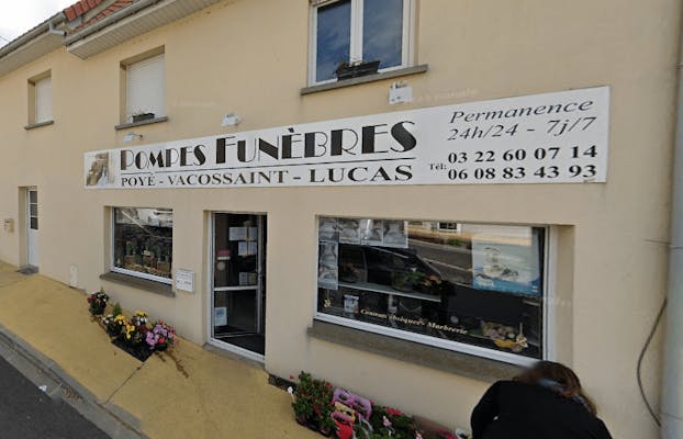 Photographie de la Pompes Funèbres Poye Vacossaint Lucas de Beauchamps