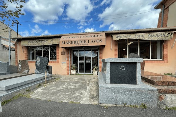 Photographie de la Pompes Funèbres Marbrerie Lavos Escourbiac Aujoulet de Toulouse