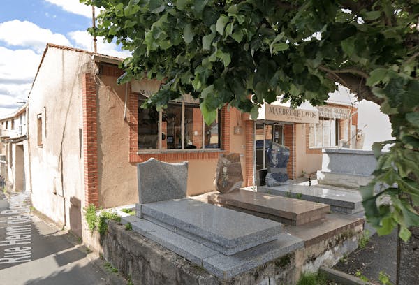 Photographie de la Pompes Funèbres Marbrerie Lavos Escourbiac Aujoulet de Toulouse