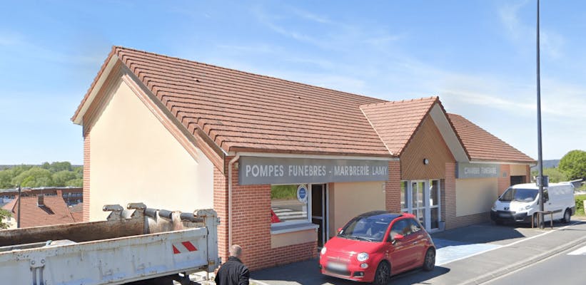 Photographie de la Pompes Funèbres Marbrerie Lamy du Trait