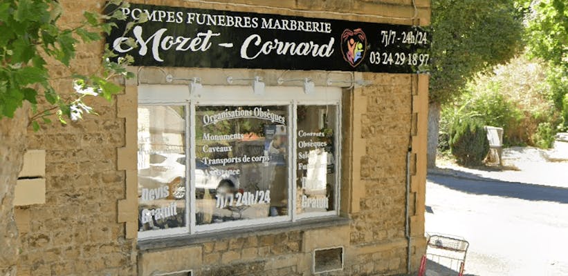 Photographie de la Pompes Funèbres Mozet Cornard de Sedan