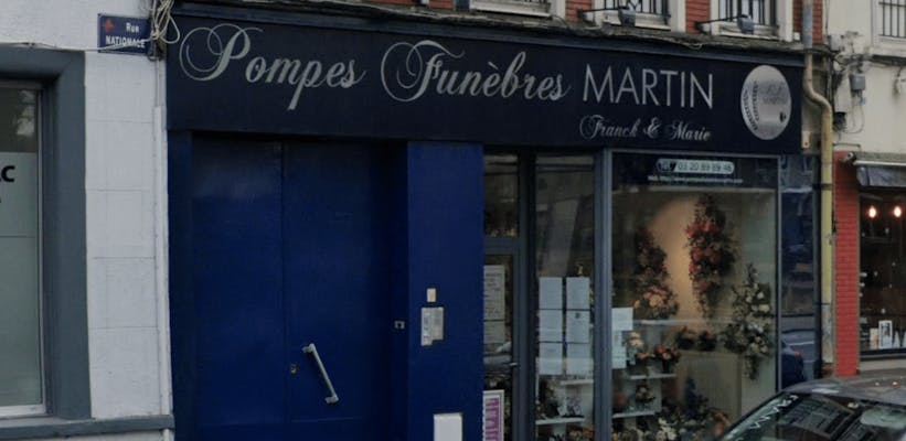 Photographie de la Pompes Funèbres Martin de Lille