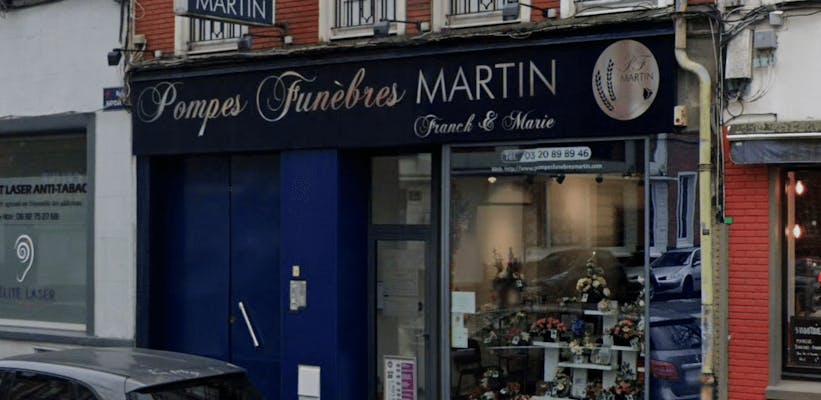 Photographie de la Pompes Funèbres Martin de Lille