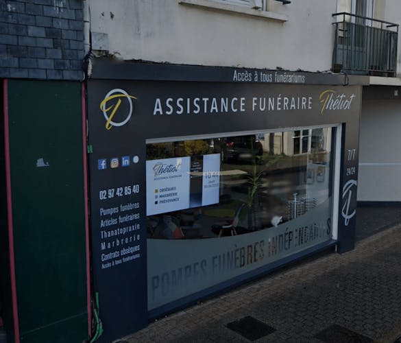 Photographie de la Pompes Funèbres Thétiot de Vannes