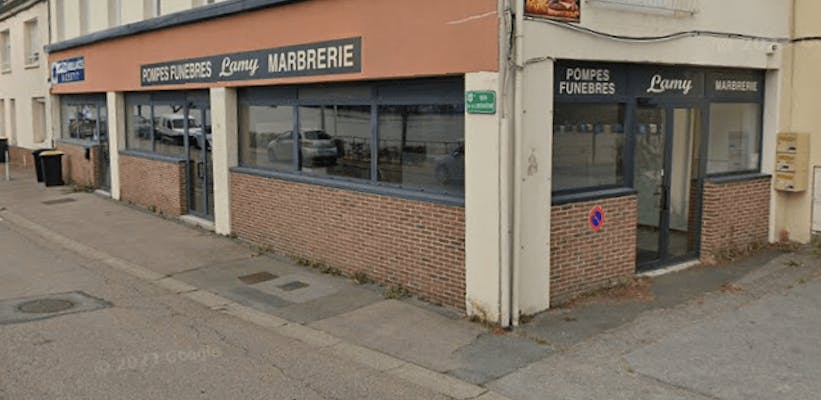 Photographie de la Pompes Funèbres Marbrerie Lamy de Duclair