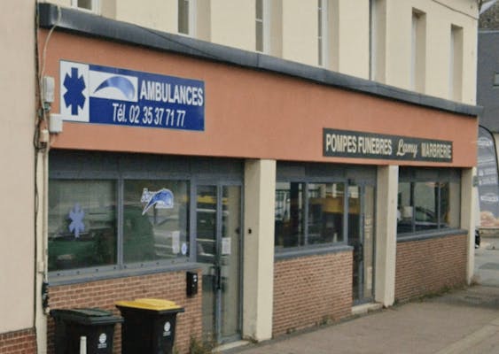  Photographie de la Pompes Funèbres Marbrerie Lamy de Duclair