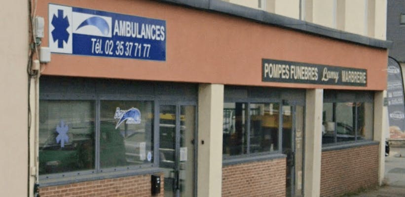 Photographie de la Pompes Funèbres Marbrerie Lamy de Duclair