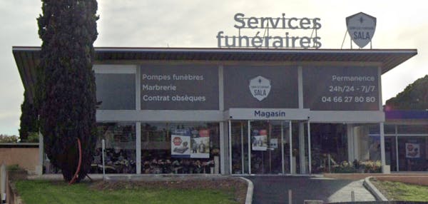 Photographie de la Pompes Funèbres Sala de Nîmes