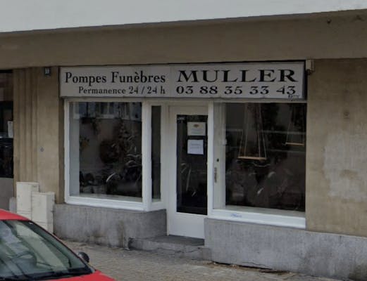 Photographie de la Pompes Funèbres Muller de Strasbourg