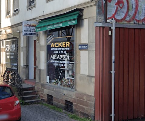 Photographie de la Pompes Funèbres Acker de Strasbourg