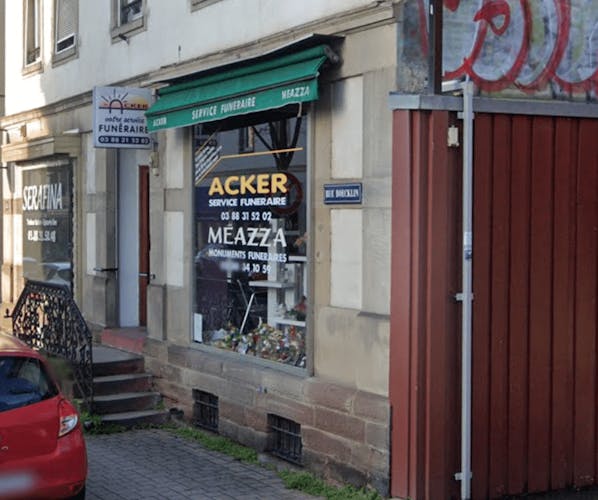 Photographie de la Pompes Funèbres Acker de Strasbourg
