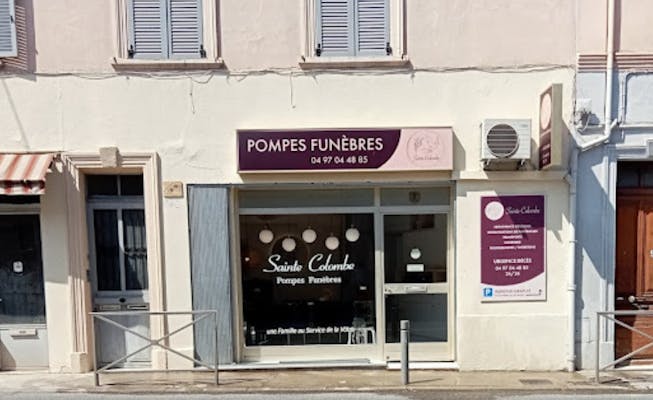 Photographie de la Pompes Funèbres Sainte Colombe de Vallauris