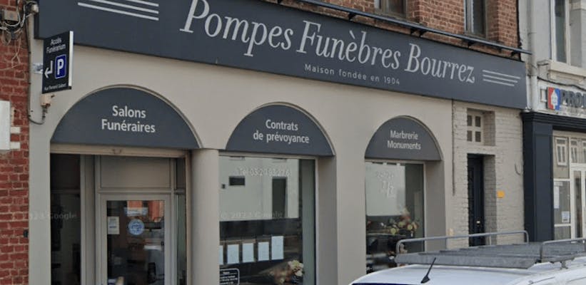 Photographie de la Pompes Funèbres Bourrez de Lille