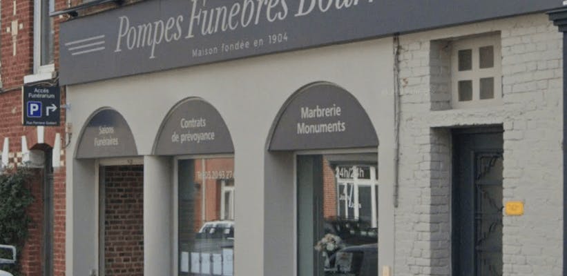 Photographie de la Pompes Funèbres Bourrez de Lille