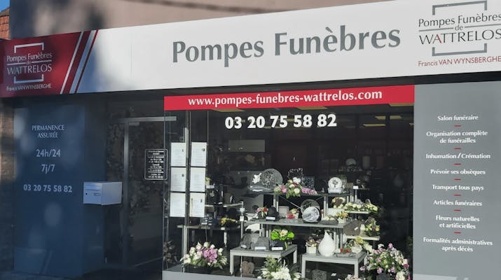 Photographie de la Pompes Funèbres Francis Van Wynsberghe de Wattrelos