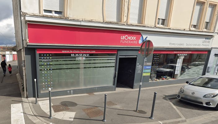 Photographie de la Pompes Funèbres Lefèvre de Loos