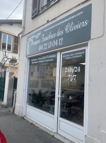Photographie de la Pompes Funèbres des Oliviers de Saint-Laurent-du-Var