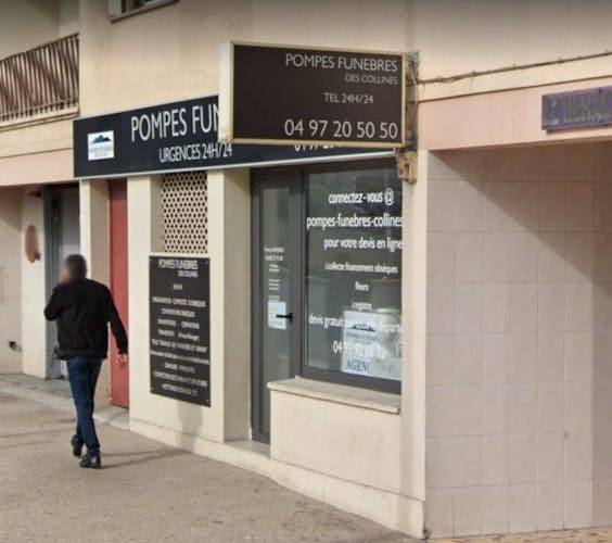 Photographie de la Pompes Funèbres des Collines de Nice
