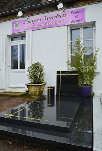 Photographie de la Pompes Funèbres Marbrerie Agnès Ocquidant