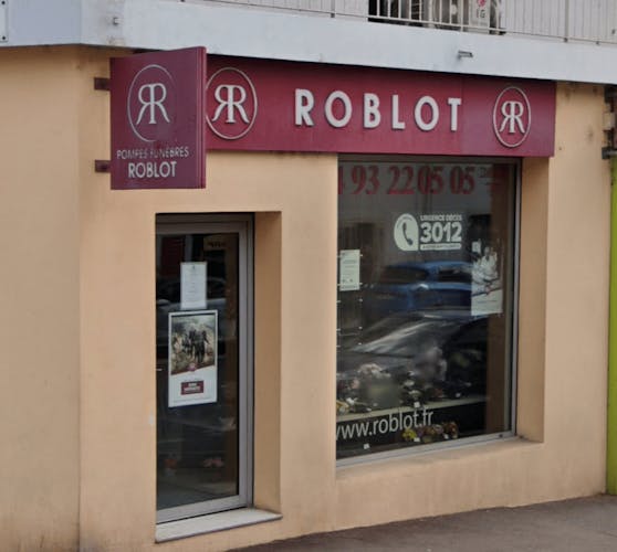 Photographie de la Pompes Funèbres Roblot de Cagnes-sur-Mer