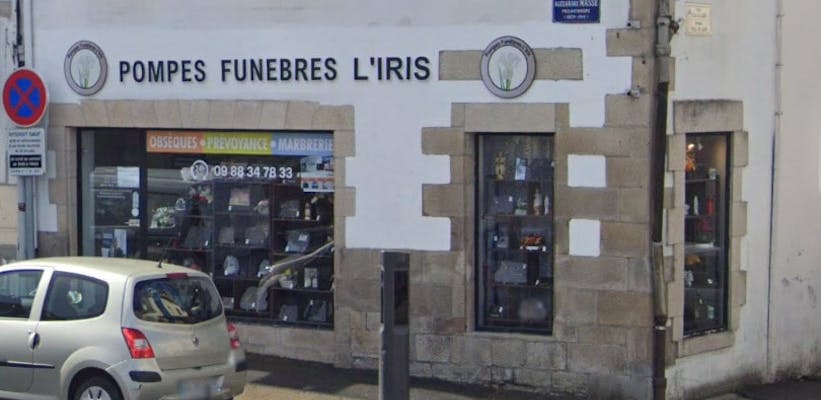 Photographie de la Pompes Funèbres L'Iris de Quimper