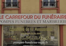 Devanture de Le Carrefour du Funéraire