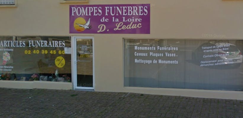 Photographie de la Pompes Funèbres et Marbrerie Brévinoises de la ville de Paimbœuf