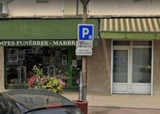 Devanture de Pompes Funèbres et Marbrerie Chazel Martin - Dignité Funéraire