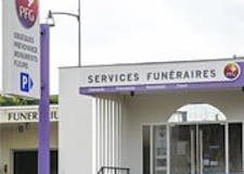Devanture de Pompes Funèbres Générales