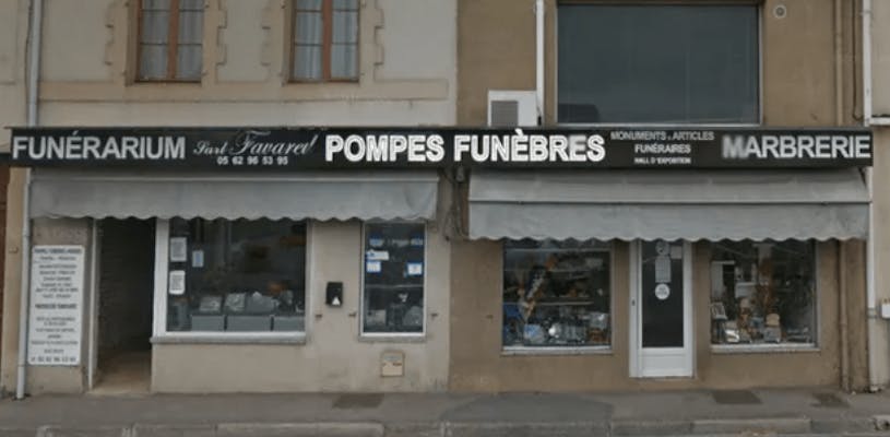 Photographie de la Pompes Funèbres et Marbrerie Favarel