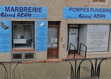 Devanture de Pompes Funèbres Azam