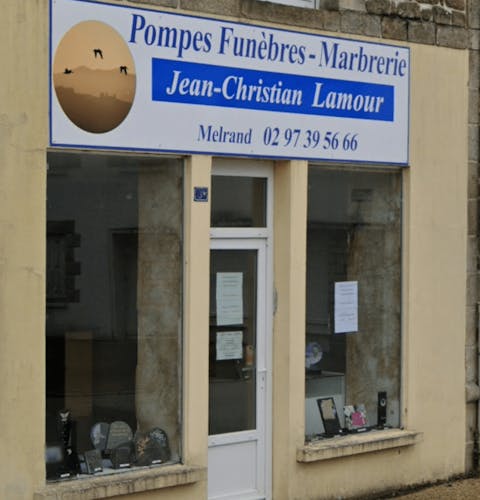 Photographie de la Pompes funèbres Marbrerie Jean-Christian Lamour de Melrand