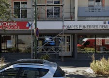 Devanture de Pompes Funèbres de la Demi Lune - Le Choix Funéraire