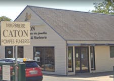 Devanture de Pompes Funèbres Caton