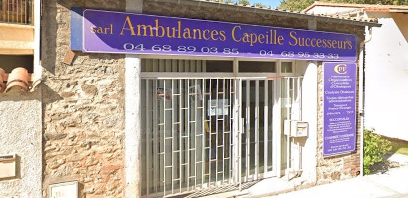 Photographie de la Pompes Funèbres Capeille Successeurs de Sorède