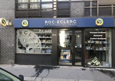 Devanture de Pompes Funèbres Roc'Eclerc