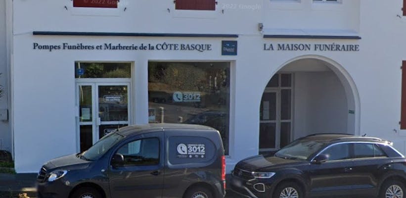 Photographie de la Pompes Funèbres Côte Basque de Biarritz
