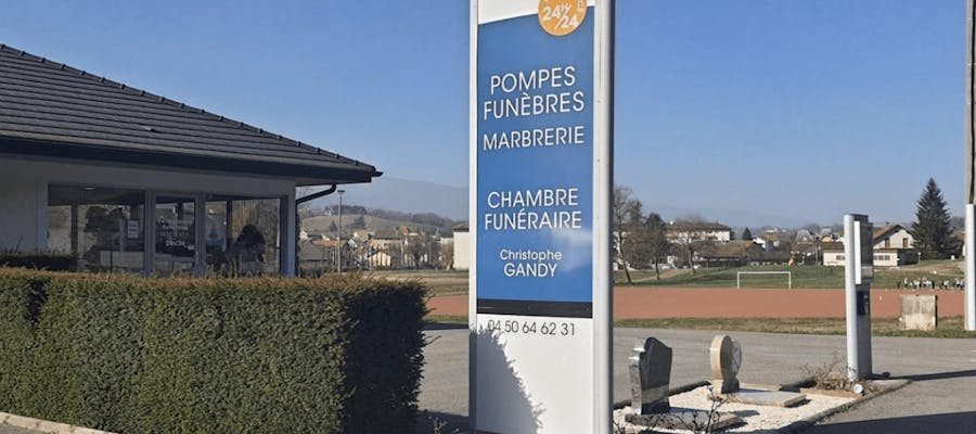 photo de l'agence Pompes Funèbres Marbrerie Gandy