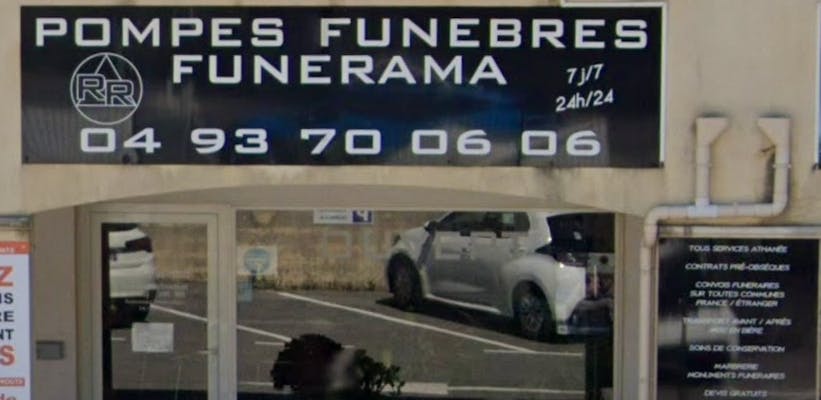 Photographie de la Pompes Funèbres Crématiste Funérama de Mouans-Sartoux