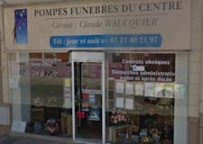 Devanture de Pompes Funèbres du Centre