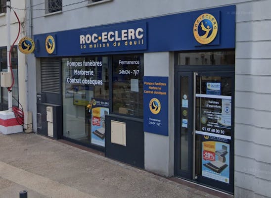 Photographie de La Pompes Funèbres Roc-Eclerc de Courbevoie
