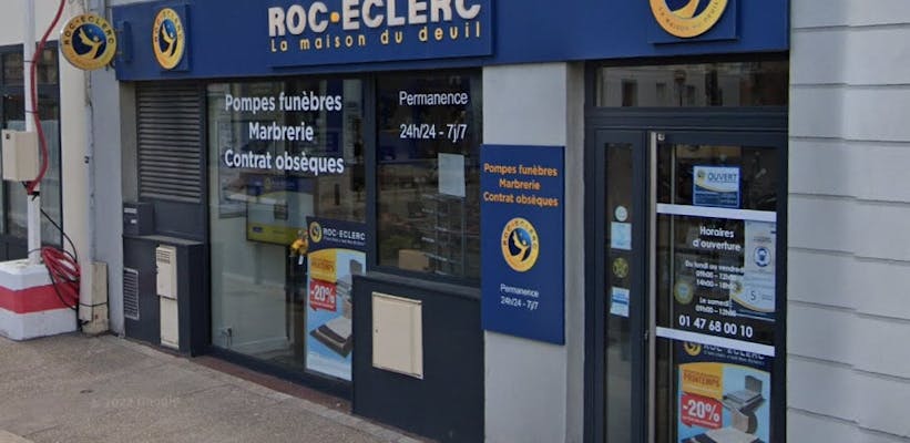 Photographie de La Pompes Funèbres Roc-Eclerc de Courbevoie
