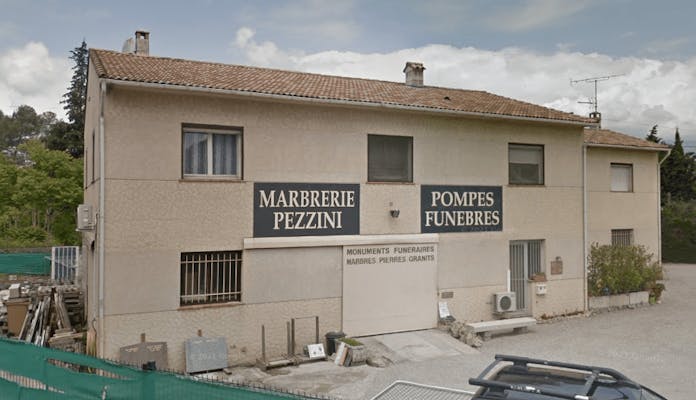 Photographie de la Pompes Funèbres Marbrerie PEZZINI de Mougins