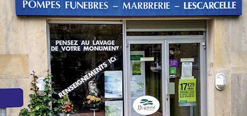 photo de l'agence Pompes Funèbres et Marbrerie Lescarcelle