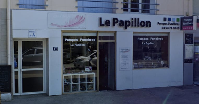 Photographie de la Pompes Funèbres Le Papillon de Sanary-sur-Mer