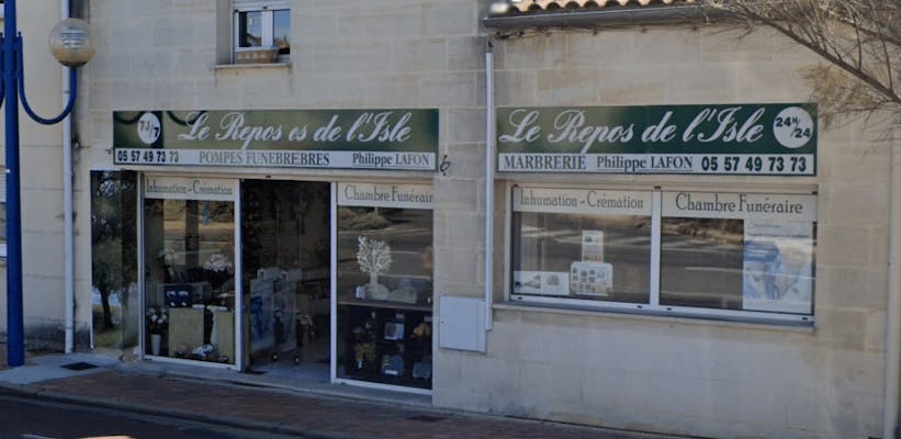 Photographie Pompes Funèbres Le Repos de L'Isle de Saint-Seurin-sur-l'Isle