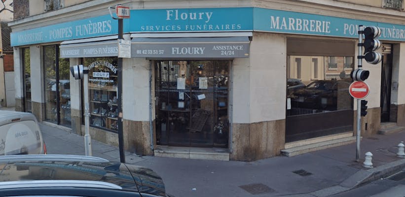Photographie de la Pompes Funèbres Marbrerie Floury de Montrouge