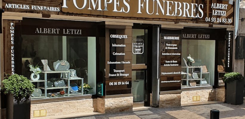 Photographie de la Pompes Funèbres Albert Letizi