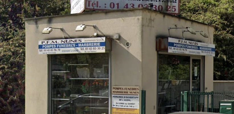 Photographie de Pompes Funèbres Marbrerie Nunes de Noisy-le-Grand