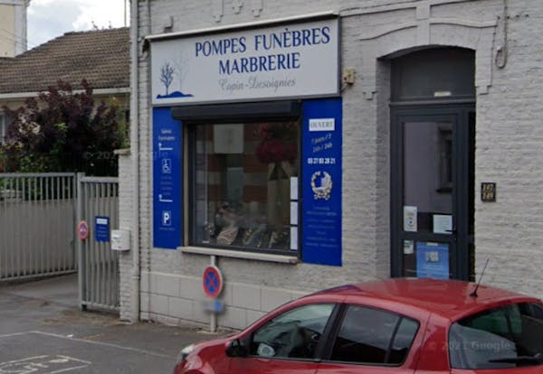 Photographie Pompes Funèbres Copin-Desoignies de Neuville-Saint-Rémy